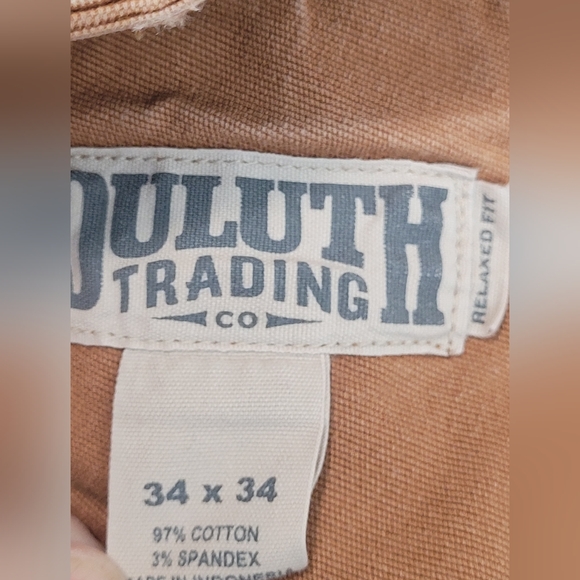 2 Pairs, Duluth Trading Co Flex Fire Hose Work Pants, Tagged 34×34 Relaxed Fit - Picture 12 of 14